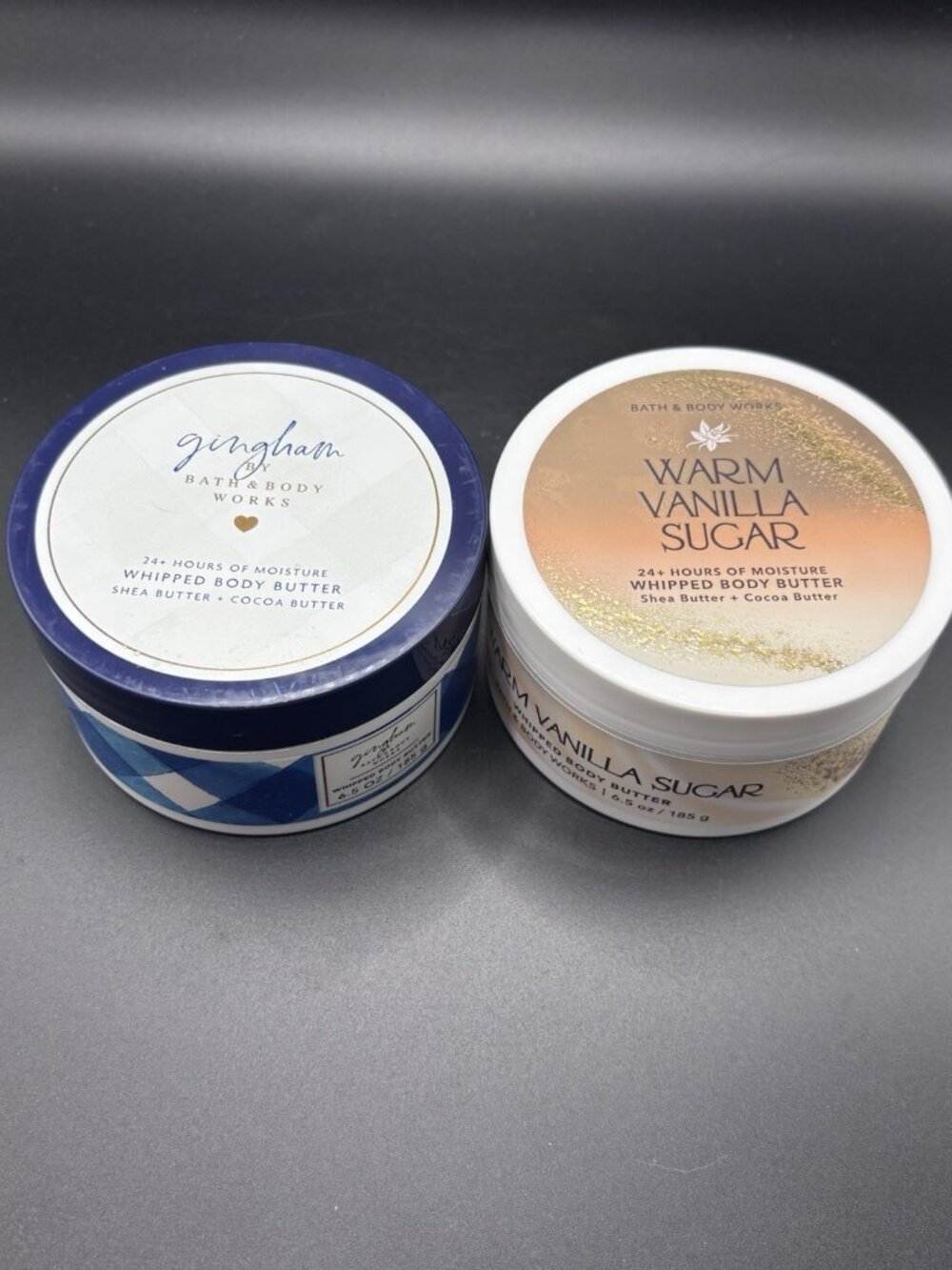 Bath & Body Works Warm Vanilla Sugar & Gingham Whipped Body Butter 6.5 oz 2 Pcs - Picture 5 of 16